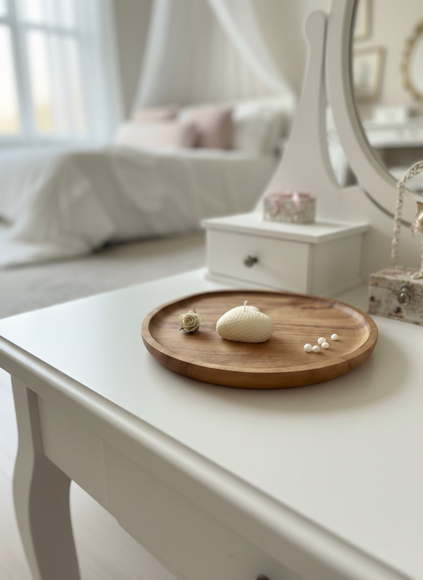 Bougie artisanale parfumée - Coeur alvéolé (moyen)