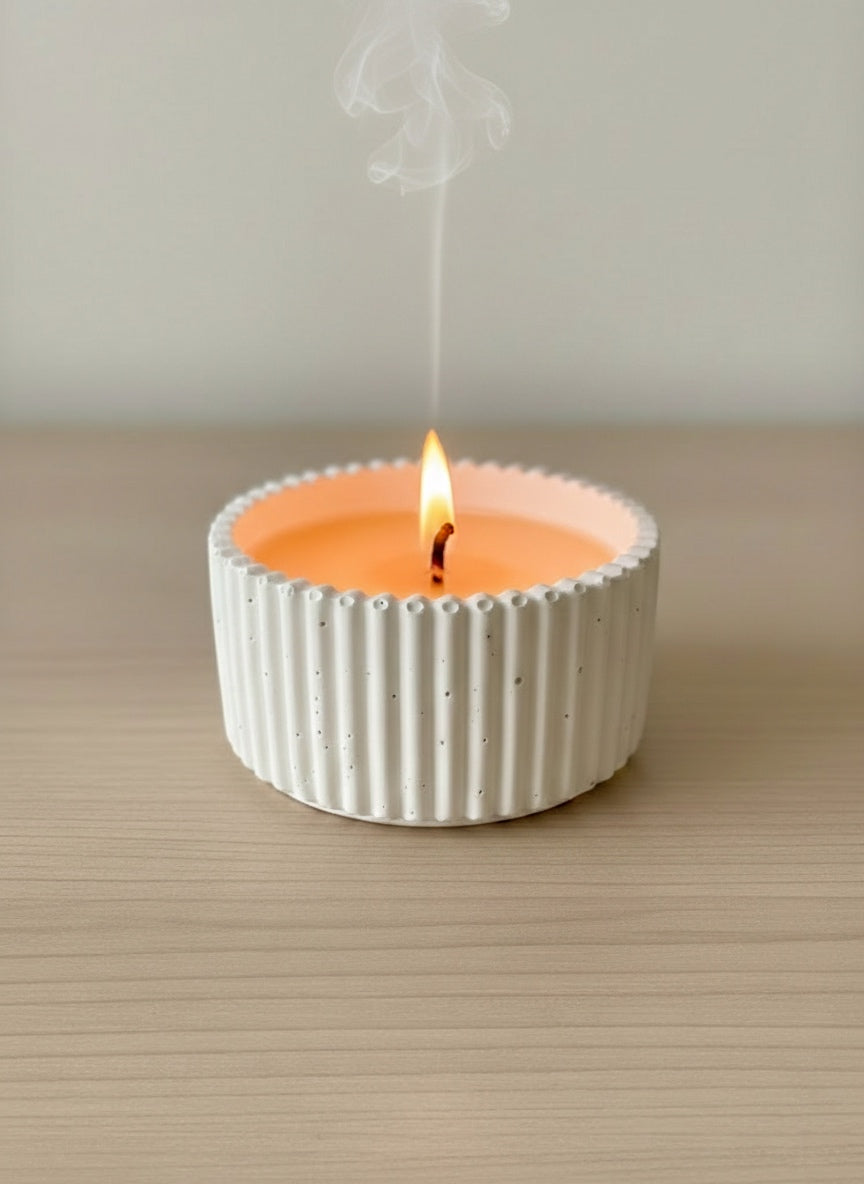 Bougies artisanale parfumée – Pot minimaliste