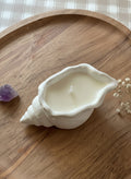 Bougie Coquillage Minimaliste