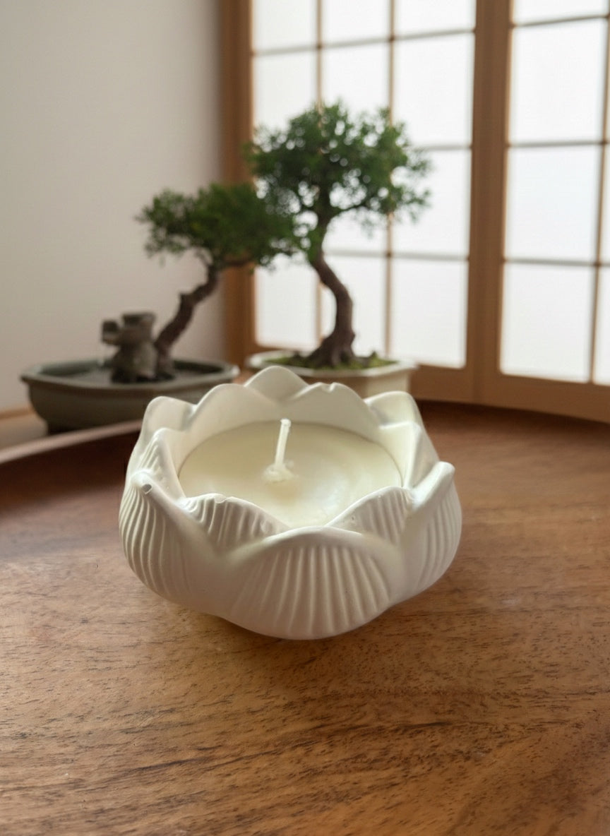 Bougie artisanale parfumée - Fleur de Lotus