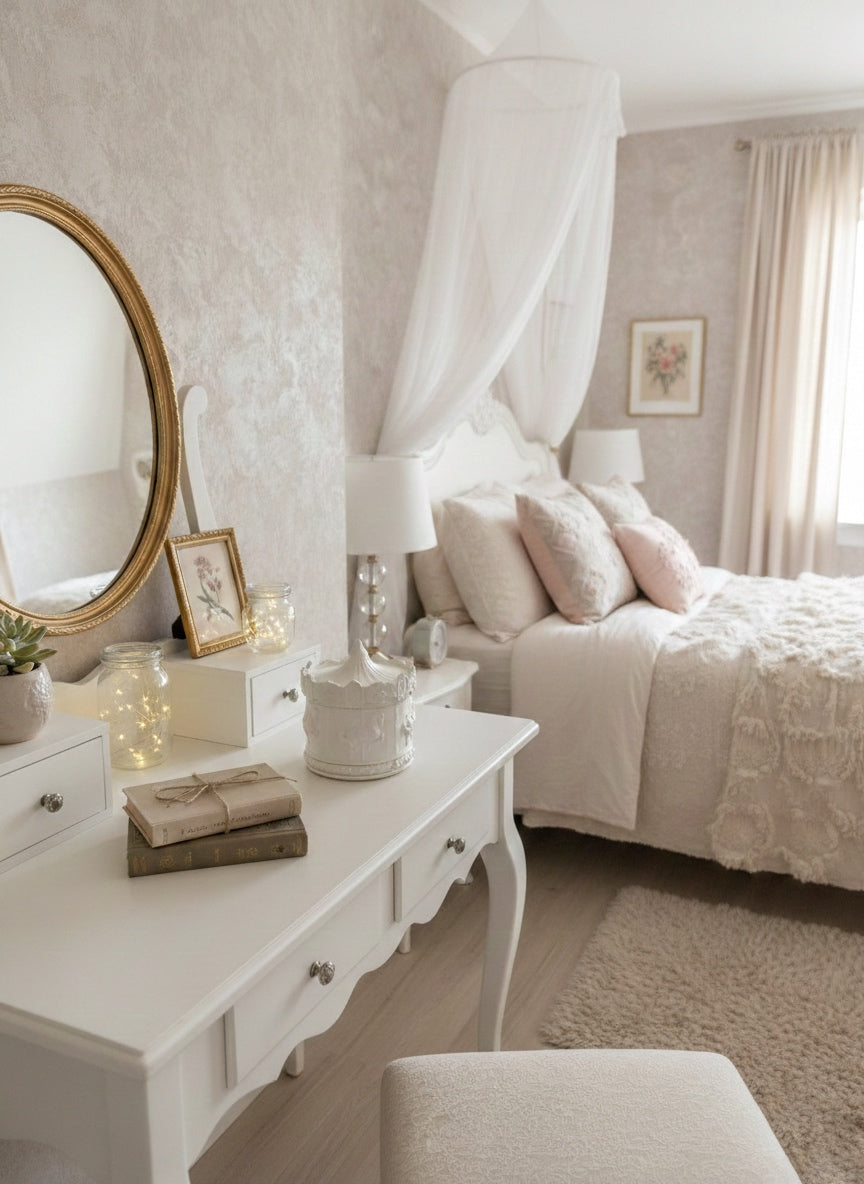 Écrin carrousel en plâtre artisanal - Boîte de Rangement