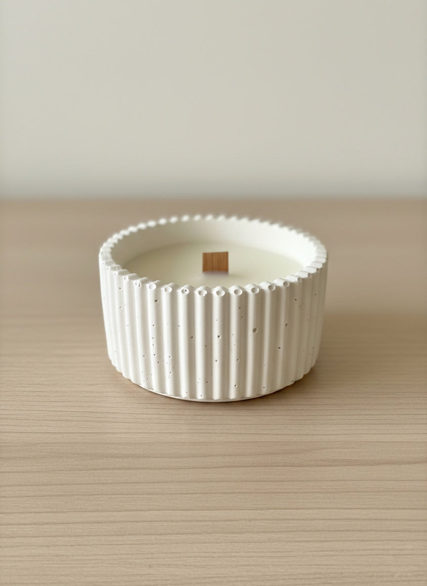 Bougies artisanale parfumée – Pot minimaliste